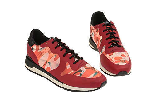 ZAPATILLAS GEOX ROJO PIEL MUJER