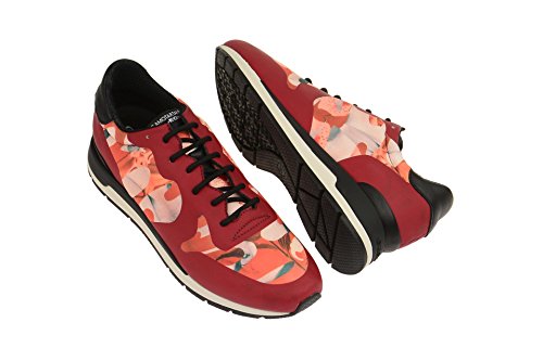 ZAPATILLAS GEOX ROJO PIEL MUJER