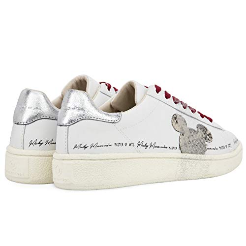 Zapatillas Moa Disney Grand Master con Mickey Pitonato - MD457 35 - Talla Blanco Size: 39 EU