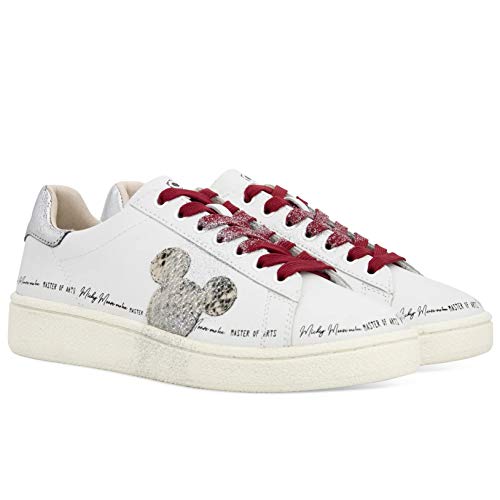 Zapatillas Moa Disney Grand Master con Mickey Pitonato - MD457 35 - Talla Blanco Size: 39 EU