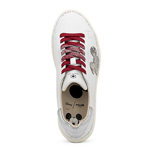 Zapatillas Moa Disney Grand Master con Mickey Pitonato - MD457 35 - Talla Blanco Size: 39 EU
