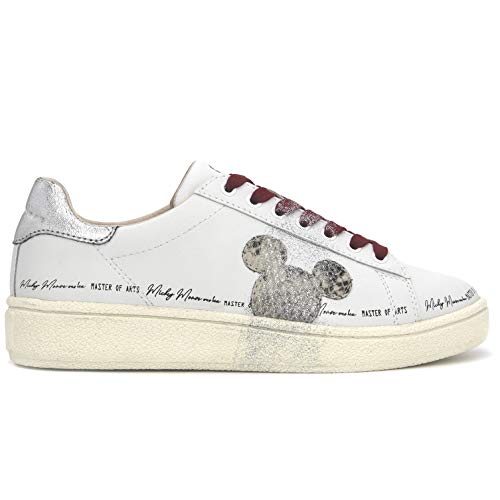 Zapatillas Moa Disney Grand Master con Mickey Pitonato - MD457 35 - Talla Blanco Size: 39 EU