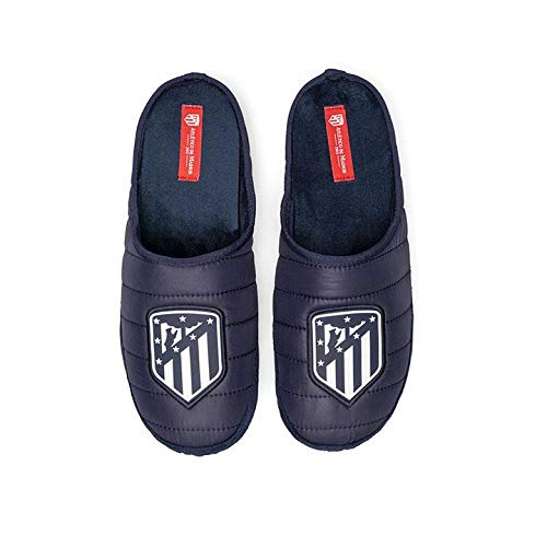 Zapatillas Oficiales Atlético de Madrid Amatista Azul Zapatillas de Estar por casa Hombre Invierno Otoño - 46.5 EU