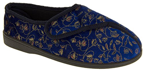 Zapatillas para Mujer, Color Azul Marino, Talla 42 EU