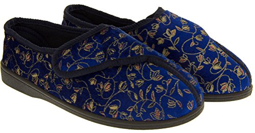 Zapatillas para Mujer, Color Azul Marino, Talla 42 EU