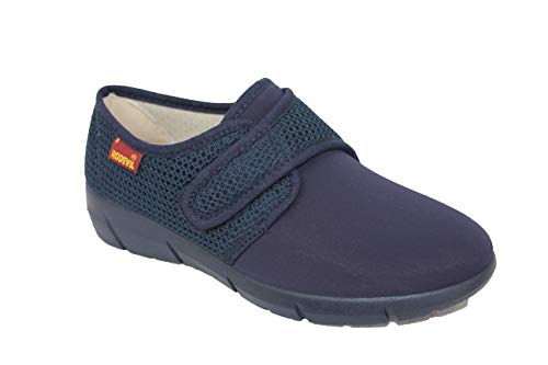 Zapatillas señora Licra cómodas con Velcro anatómicas y Flexibles (Numeric_39)
