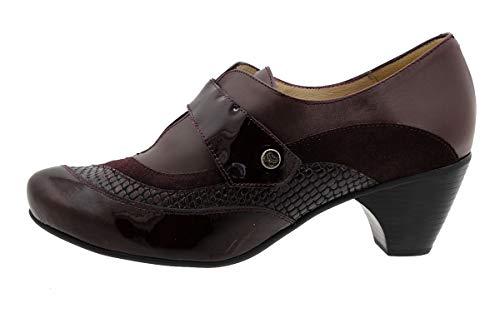 Zapato Velcro Charol Burdeos 195406 PieSanto
