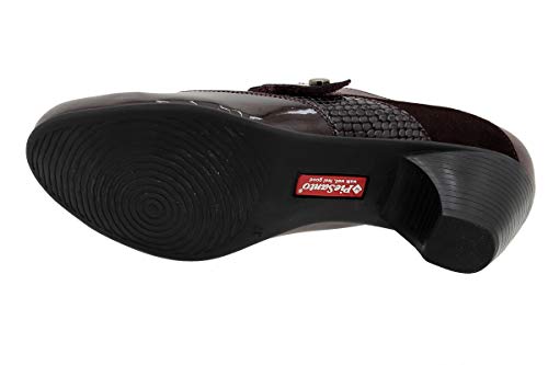 Zapato Velcro Charol Burdeos 195406 PieSanto