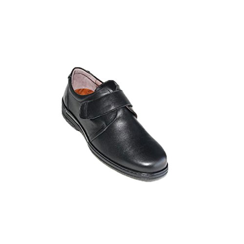 Zapato Velcro Hombre Especial para diabéticos Muy cómodo Primocx en Negro Talla 42