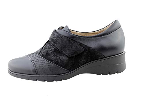 Zapato Velcro Piel Negro 175956 PieSanto
