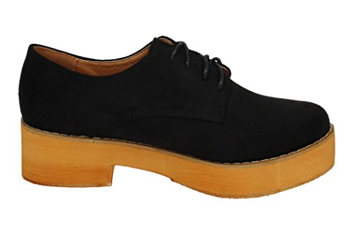 ZAPATOP FM5273 Zapato Blucher FAMA Mujer Zapatos CORDÓN Negro 37