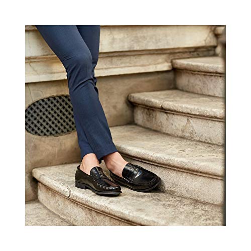 Zapatos Castellanos Marca Benavente Antifaz Piso Goma Negro - Benavente