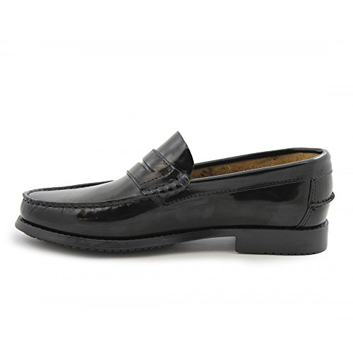 Zapatos Castellanos Marca Benavente Antifaz Piso Goma Negro - Benavente
