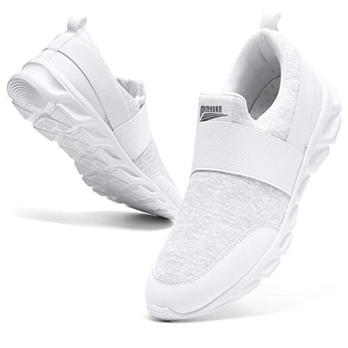 Zapatos Comodos Casuales de Hombre Sin Cordones Trabajo Trekking Deportivas Sneakers Sport Tenis Jogger Man Running Shoes Minimalistas Zapatos Azules Caballero Antideslizantes Tacon Bajo Size 42 EU