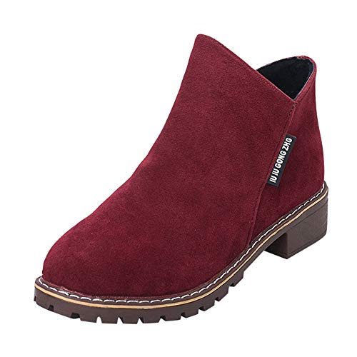 Zapatos De Mujer,RETUROM Botas De Mujer Botines Mujer Invierno OtoñO Negro Plano Pierna Alta Ante Casual Largo Alto Botas De Color SóLido Plana Martin Altas Botas Largas Zapatos Casuales