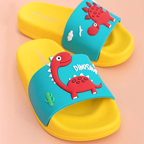 Zapatos de Playa y Piscina para Niña Niño Chanclas Sandalias Mujer Verano Antideslizante Zapatillas casa Hombre Zapatillas de Animal (Azul, Numeric_27)