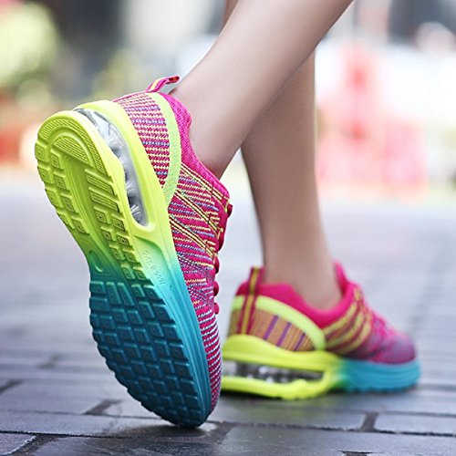 Zapatos de Running Para Mujer Zapatillas Deportivo Outdoor Calzado Asfalto Sneakers Rosa 39