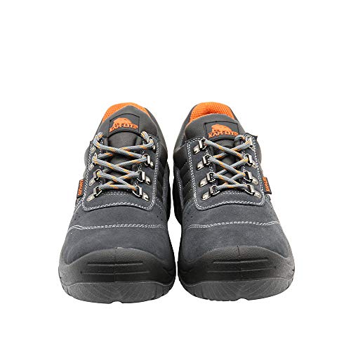 Zapatos de Seguridad para Hombres, S1P, Zapatos con Punta de Acero, Impermeables, Zapatos de Trabajo Antideslizantes, Antideslizantes, Zapatos de Seguridad para la Cocina, Botas de Trabajo