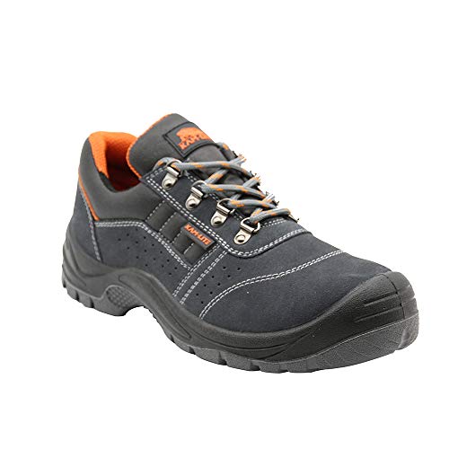 Zapatos de Seguridad para Hombres, S1P, Zapatos con Punta de Acero, Impermeables, Zapatos de Trabajo Antideslizantes, Antideslizantes, Zapatos de Seguridad para la Cocina, Botas de Trabajo