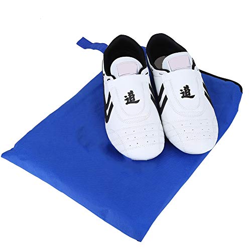 Zapatos de Taekwondo KEENSO, para Boxeo Deportivo Kung fu Taichi, Zapatillas de Artes Marciales, Zapatos Ligeros para Hombres y Mujeres con Bolsa de Almacenamiento Azul(41)