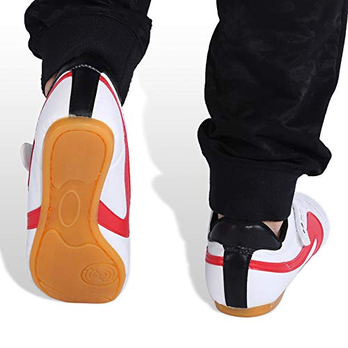 Zapatos de Taekwondo, Unisex Taekwondo Boxeo Kung Fu Tai Chi Deporte Zapatos de Gimnasia para Niños Adultos Caliente(36)