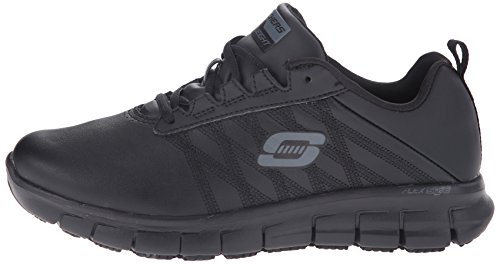 Zapatos De Trabajo Antideslizante De Skechers Seguro De Pista para Mujeres 6 UK/ 39 EU Negro
