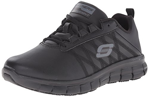 Zapatos De Trabajo Antideslizante De Skechers Seguro De Pista para Mujeres 6 UK/ 39 EU Negro