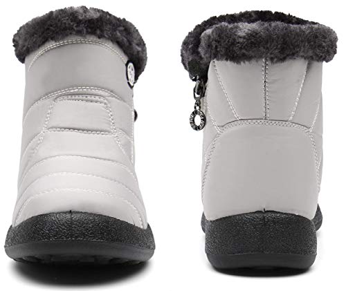 Zapatos Invierno Botas de Nieve para Mujer Hombres Botines Moda Calentar Forrado Botas Tacon Zapatillas Planas 2020 Impermeable