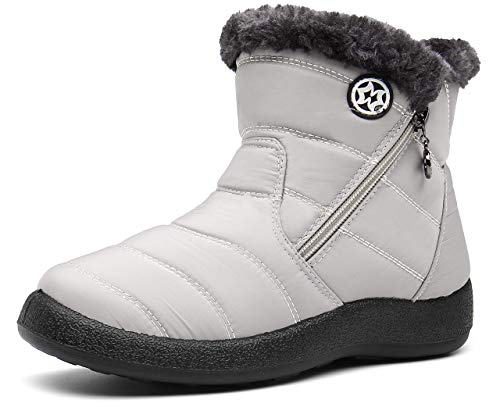 Zapatos Invierno Botas de Nieve para Mujer Hombres Botines Moda Calentar Forrado Botas Tacon Zapatillas Planas 2020 Impermeable