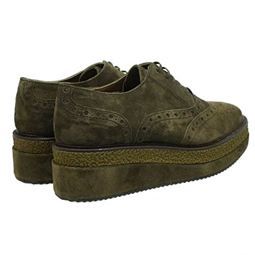 Zapatos Mujer Blucher Cordon Oxford Alpe Alexia Bison 39
