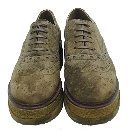 Zapatos Mujer Blucher Cordon Oxford Alpe Alexia Bison 39