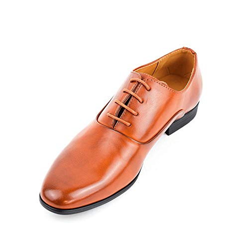 Zapatos Oxford Hombre con Cordones para Vestir de Negocios Boda Traje Formal
