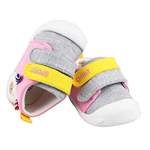 Zapatos para Bebé Primeros Pasos Zapatillas Bebe Niña Bebe Niño 0-2 año de Edad