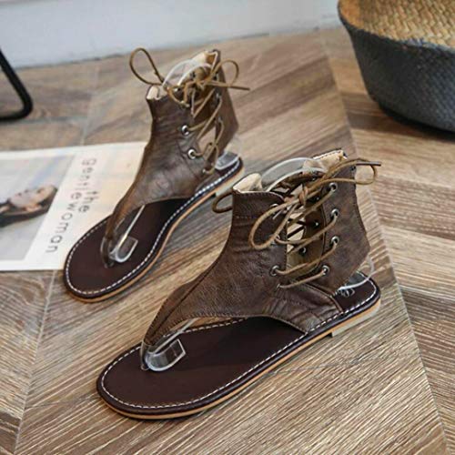 Zapatos Planos De Mujer Tacón Bajo De Verano Corbata Cruzada Calzado De Punta Abierta Casual Oficina De Vacaciones Señoras Sandalias con Cremallera