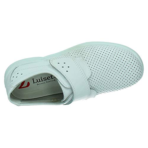 Zapatos Profesionales Muy cómodos, Unisex LUISETTI Zapato Sanitario 0025Berlin Talla 38 Color Blanco