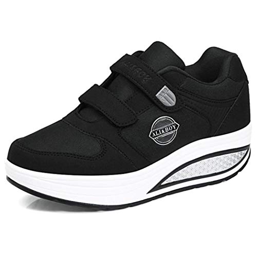 Zapatos Tonificantes para Mujeres Masaje Adelgazante Zapatillas Transpirables con Plataforma Zapatos Deportivos con Cuña Oscilante Zapatillas Deportivas Cómodas Y Transpirables