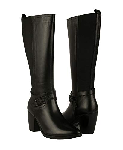Zerimar Botas Altas Mujer de Piel |Botas de Piel Natural | Botas Altas Mujer Tacon Medio | Botas Altas Tacon | Botas Mujer Altas | Botas Mujer Altas con Tacon | Zapatos Mujer Piel