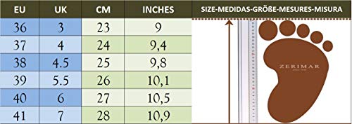 Zerimar Mocasines Mujer Piel Casuales | Loafers Mocasines Casuales | Mocasines Clasicos Mujer | Mocasines Castellanos Mujer | (36, Verde, Numeric_38)