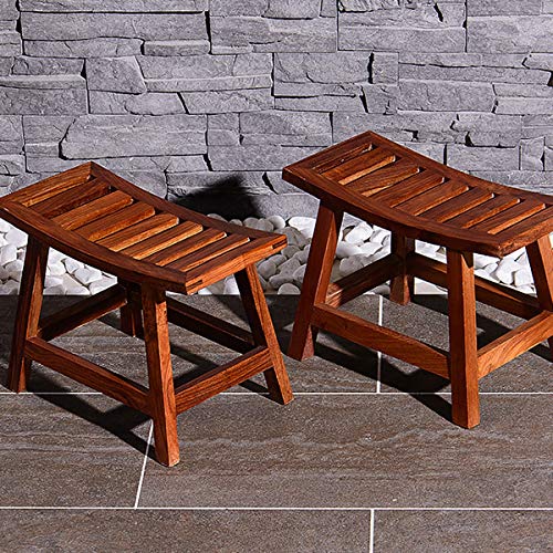 ZHOUYANG Sala de Estar del Estilo Chino de heces, heces Caoba Curvo Palo de Rosa Zapatos de Madera Maciza de heces de niños