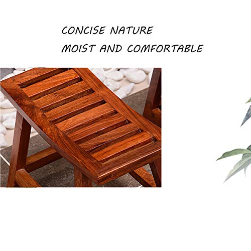 ZHOUYANG Sala de Estar del Estilo Chino de heces, heces Caoba Curvo Palo de Rosa Zapatos de Madera Maciza de heces de niños