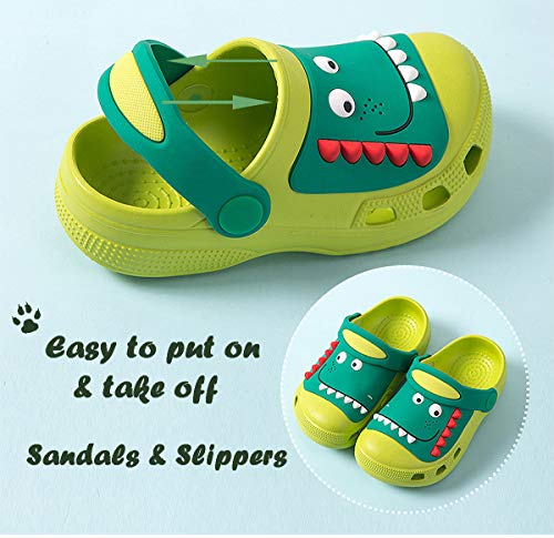 Zuecos para Niñas Niños Zapatillas de Jardín Antideslizante Respirable Verano Sandalias de Playa Piscina Unisex bebés