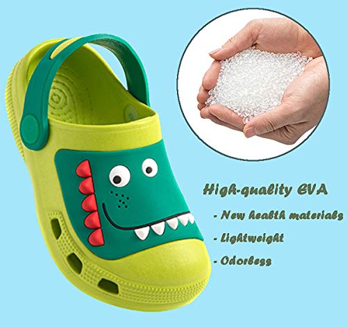 Zuecos para Niñas Niños Zapatillas de Jardín Antideslizante Respirable Verano Sandalias de Playa Piscina Unisex bebés