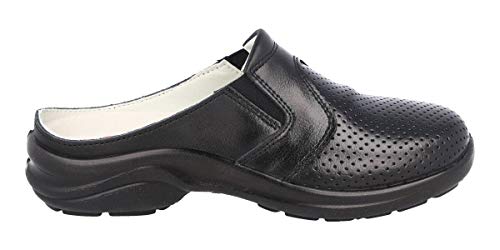 Zuecos Sanitarios Confort para Profesionales LUISETTI Zapato Zueco Línea Blanca 0035Menorca Talla 39 Color Negro
