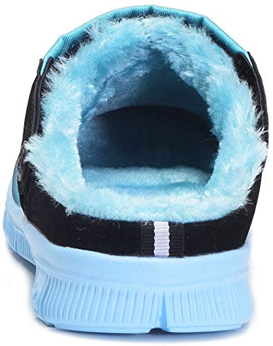 Zuecos Unisex Hombres Mujeres Zapatillas de Estar Invierno casa Cálido Comodidad Suave Invierno Pantuflas Zapatillas Antideslizantes Impermeable