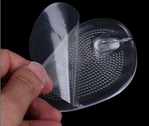 1 par de almohadillas de gel con plantillas de sandalias para proteger entre los dedos de los pies y el antepié con este protector de dedo del pie para sandalias tanga con protectores