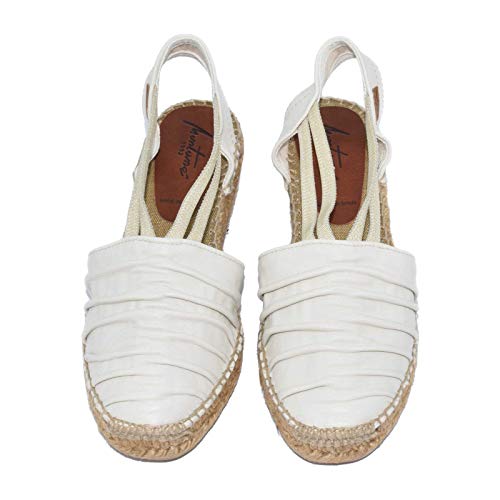 10 G Napa Cruda Hc4 - Alpargata de cuña Baja en Color Crudo