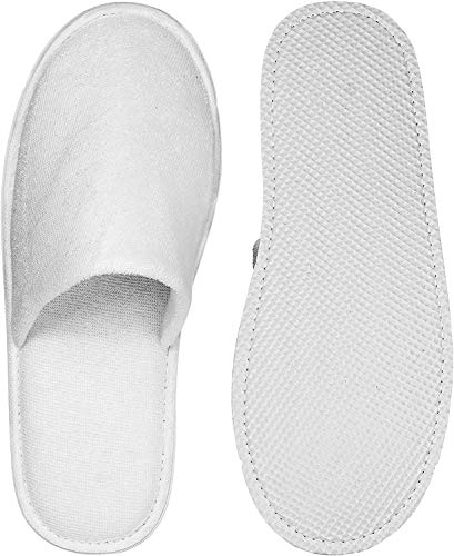 10 Pares de Zapatillas de Viaje, Zapatillas de Invitados Pantuflas SPA Lavable Pares de Zapatillas de Hotel Unisex para Baño, Invitados, Viaje, Hogar, Boda