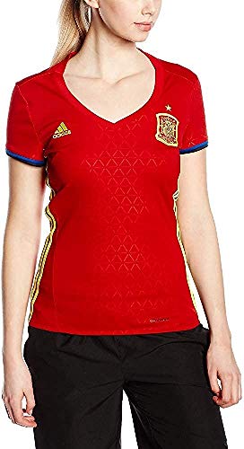 1ª Equipación Federación Española de Fútbol 2016/2017 - Camiseta oficial adidas para mujer, talla L
