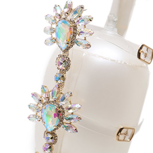 2018 TieNew Mujer Moda Gladiador Sandalias Romano Rodilla Alto Sandalias Cremallera Strappy Peep Toe Sandalias Plano Casual Playa Verano Zapatos Moda Botas Sandalias