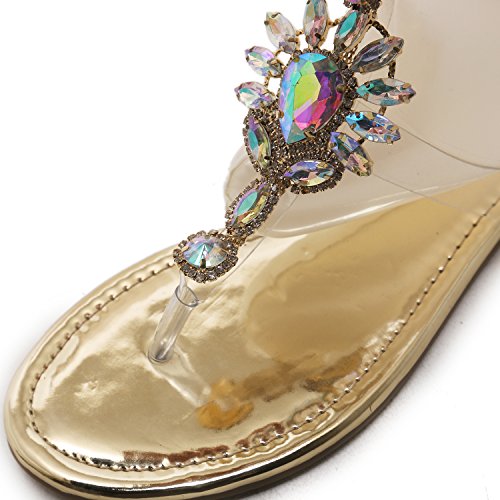 2018 TieNew Mujer Moda Gladiador Sandalias Romano Rodilla Alto Sandalias Cremallera Strappy Peep Toe Sandalias Plano Casual Playa Verano Zapatos Moda Botas Sandalias